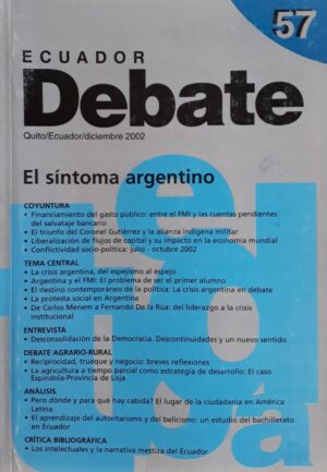 ECUADOR DEBATE N.57 El síntoma argentino