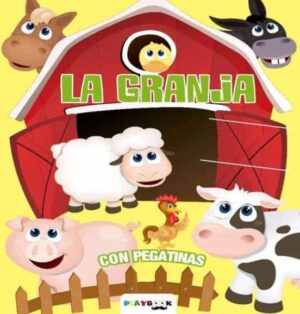 GRANJA, LA Con pegatinas - colorea y pega