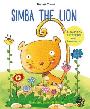 SIMBA, THE LION In capital letters and lowercase