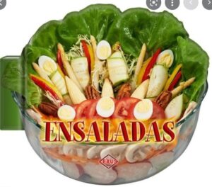 ENSALADAS cocina con forma