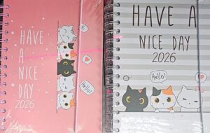 AGENDA 2026 ANILLADA GATITOS (IVA)