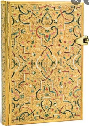 PAPERBLANKS GOLD INLAY Inscrustaciones de oro ultra con líneas