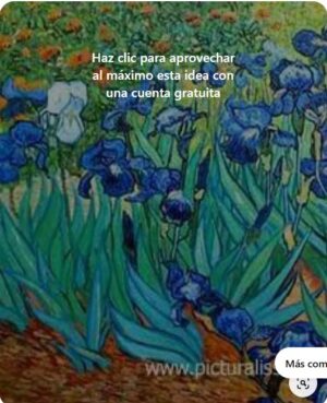 PAPERBLANKS VAN GOGH IRISES UNLINED ULTRA Grande (blanco)