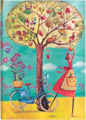 PAPERBLANKS AUTUMM APPLES MIDI Líneas