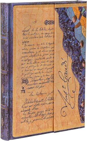 PAPERBLANKS GAUDI, THE MANUSCRIPT OF REUS CON SOLAPA MIDI Líneas