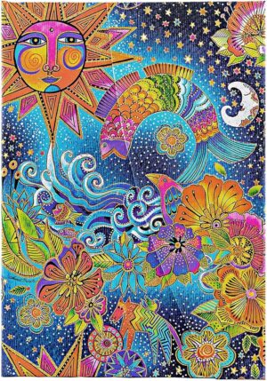 PAPERBLANKS CELESTIAL MAGIC CON SOLAPA MIDI Blanco