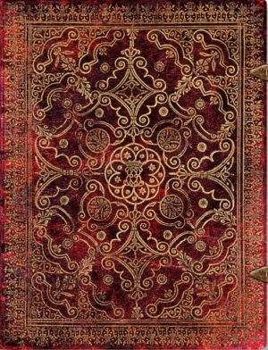 PAPERBLANKS CARMINE CON SEGURO líneas