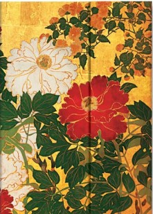 PAPERBLANKS NATSU RINPA FLORALS CON SOLAPA MIDI Blanco