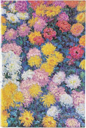 PAPERBLANKS MONET´S CHRYSANTHEMUMS MIDI Líneas