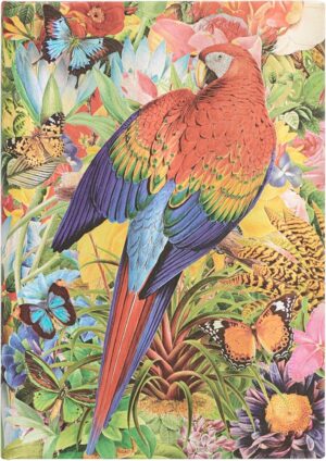 PAPERBLANKS TROPICAL GARDEN MIDI líneas