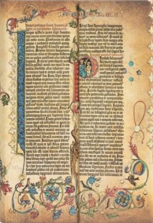 PAPERBLANKS GUTENBERG BIBLE MINI CON SOLAPA Líneas