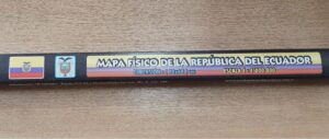 MAPA FISICO DE LA REPUBLICA DEL ECUADOR