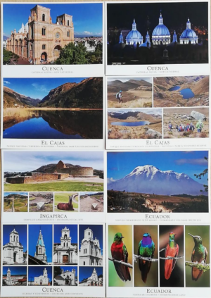 POSTALES TURISTICAS DEL ECUADOR VARIOS MOTIVOS (IVA)
