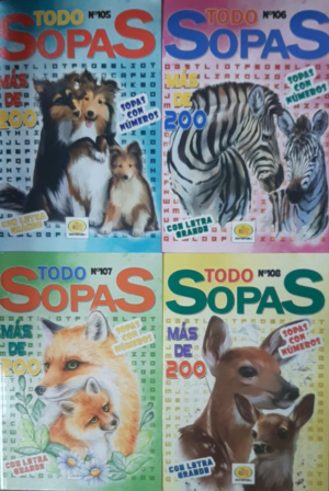 TODO SOPAS Más de 200 sopas con números