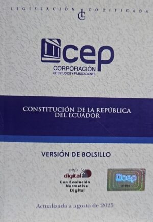 CONSTITUCION DE LA REPUBLICA DEL ECUADOR Versión de bolsillo